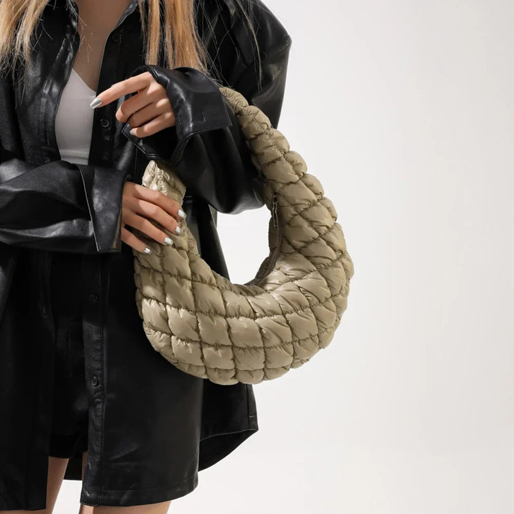 Fashion Quilted Shoulder Bags for Women Handbag Mini Cloud Pleated Bags Puffer Dumpling Bag Girl Luxury Tote Bags Top Handle Bag