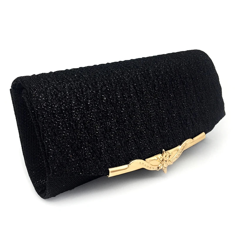 Fashion Women Evening Bag Brand Party Banquet Glitter Bag For Ladies Wedding Clutches Handbag Shoulder Bag Chain Bolsas Mujer