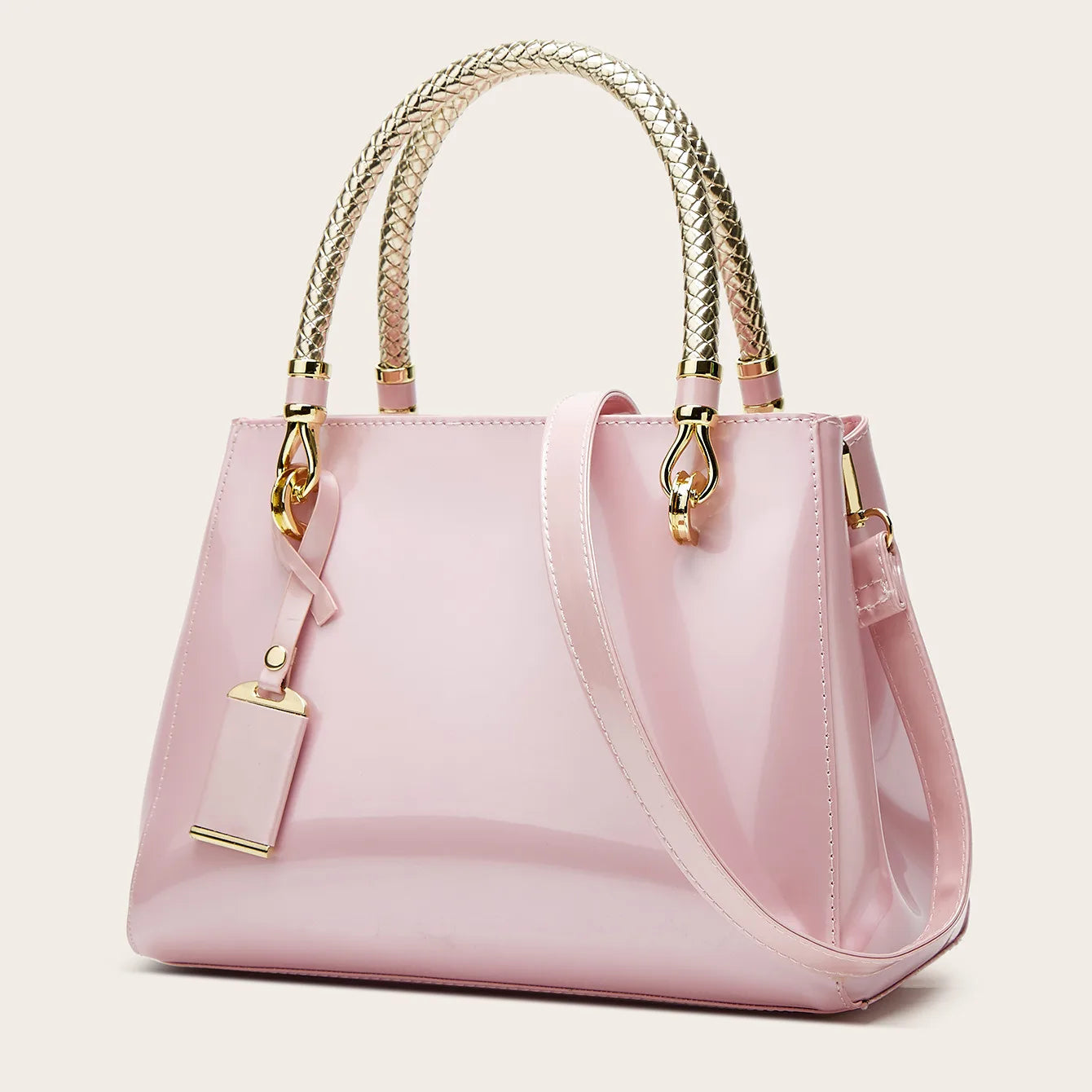Faux Leather Hand Bag Ladies 2025 New Luxury Designer Handbags Fashion 2024 Blue Black Rose Red Pink Beige Bolsos Para Mujeres
