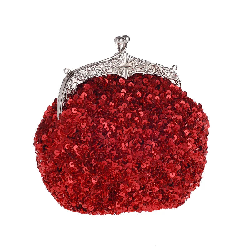 New Luxury Colorful Sequins Bag for Women's Shoulder Bag Designer Chain Tote Crossbody Dinner Bag Purses Handbags Satchel