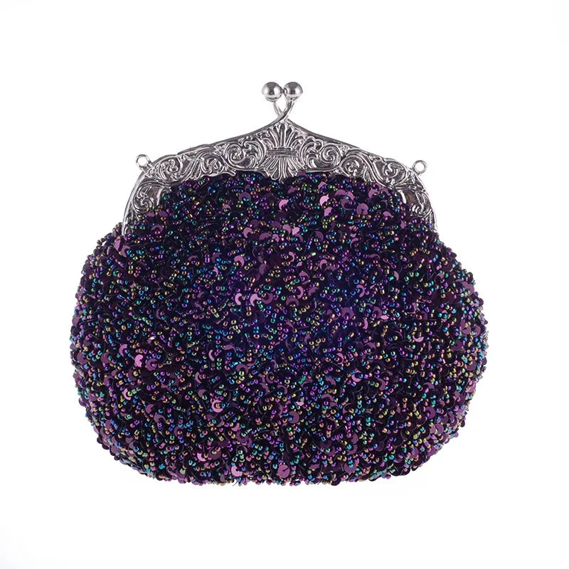 New Luxury Colorful Sequins Bag for Women's Shoulder Bag Designer Chain Tote Crossbody Dinner Bag Purses Handbags Satchel
