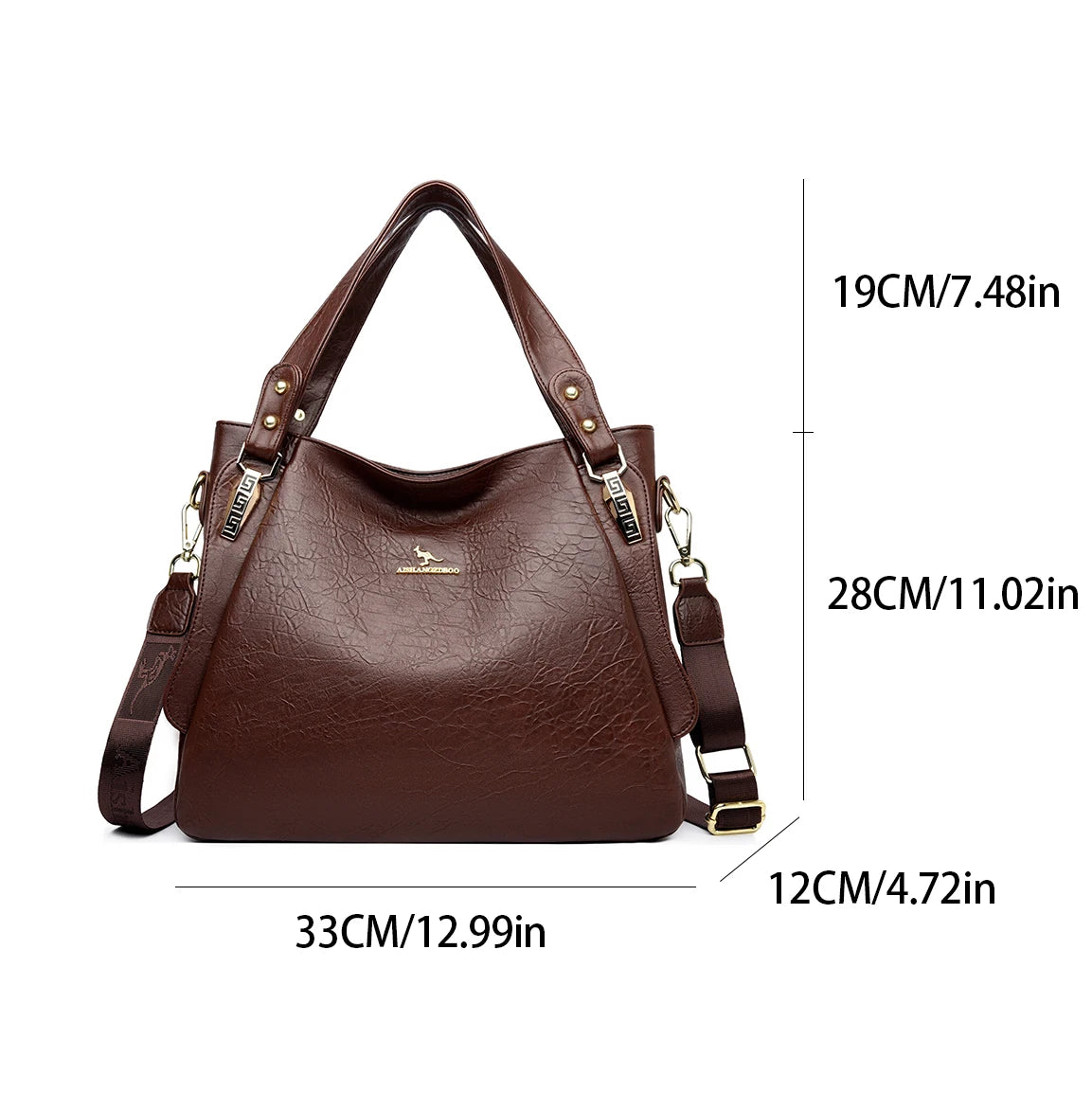 Genuine Brand Soft Leather Top-handle Bags Female Handbags Women Shoulder Crossbody Tote Messanger Bag Large Capacity Sac A Main