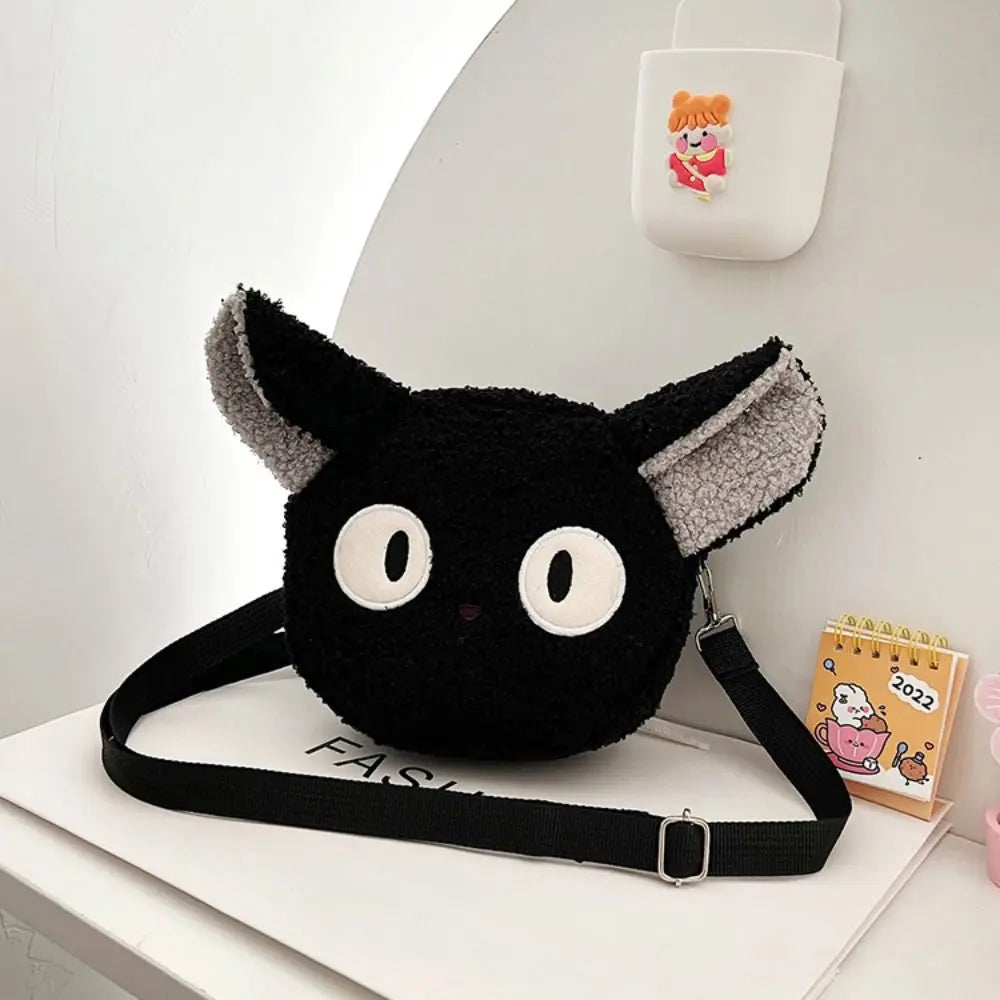 New Fashion Polyester Phone Purse Women Girls Kawaii Plush Shoulder Bag Small Crossbody Bag Outdoor Shopping Accessories