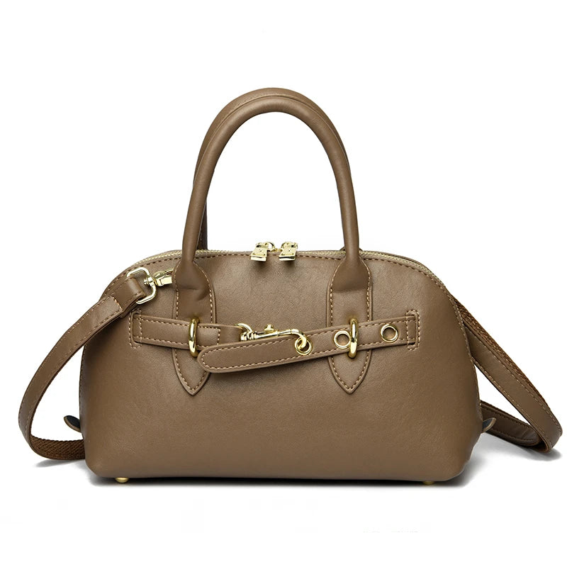 High Quality Leather Tote Bag Fashion Women Shoulder Messenger Bags Luxury Large Capacity Wear-resistant Handbag Female Sac