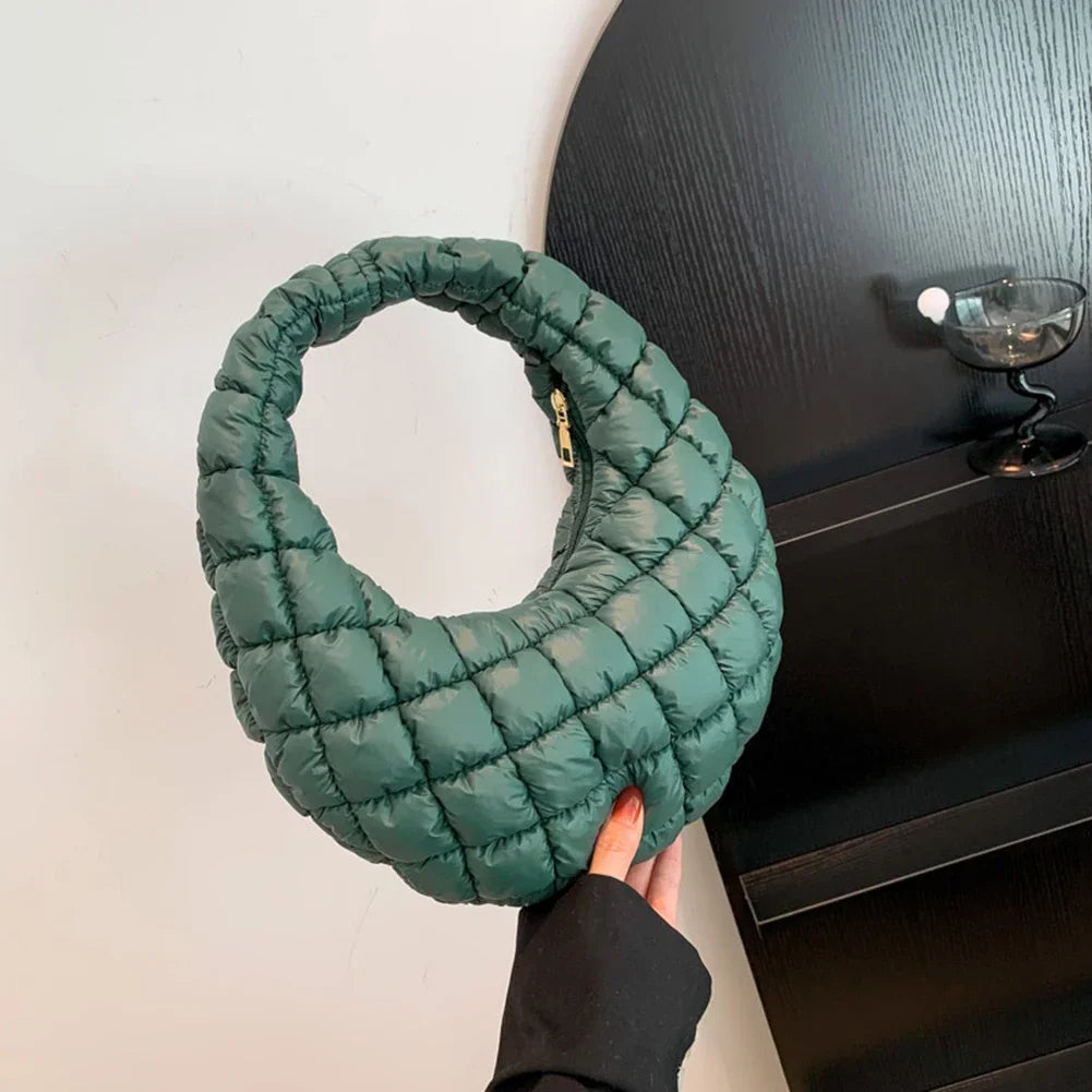 Fashion Quilted Shoulder Bags for Women Handbag Mini Cloud Pleated Bags Puffer Dumpling Bag Girl Luxury Tote Bags Top Handle Bag