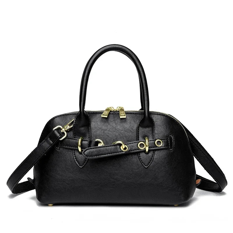 High Quality Leather Tote Bag Fashion Women Shoulder Messenger Bags Luxury Large Capacity Wear-resistant Handbag Female Sac