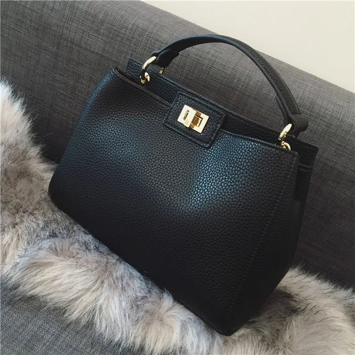Women designer office tote bag large capacity bucket bag bussiness top handle bag handbag grey black green purple