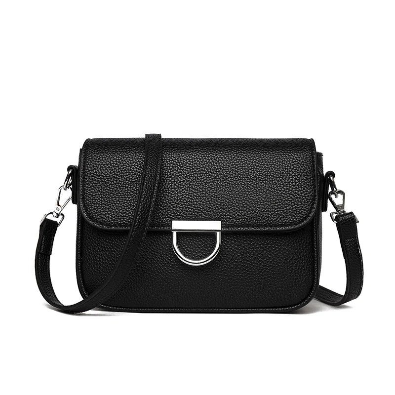 100% Genuine Leather Handbag 2025 Fashion Solid Color Female Shoulder Crossbody Bag Women bags Designer Cowhide Ladies Tote Bags