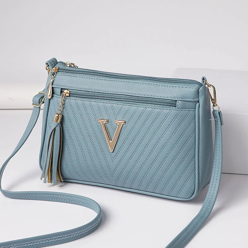 Women's Middle-aged Crossbody Bag Korean Version 2025 Spring/summer Fashion Trend Single Shoulder Bag Change Mobile Phone Purse